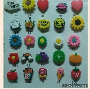 Mix & match 14 pcs shoe charm for crocs